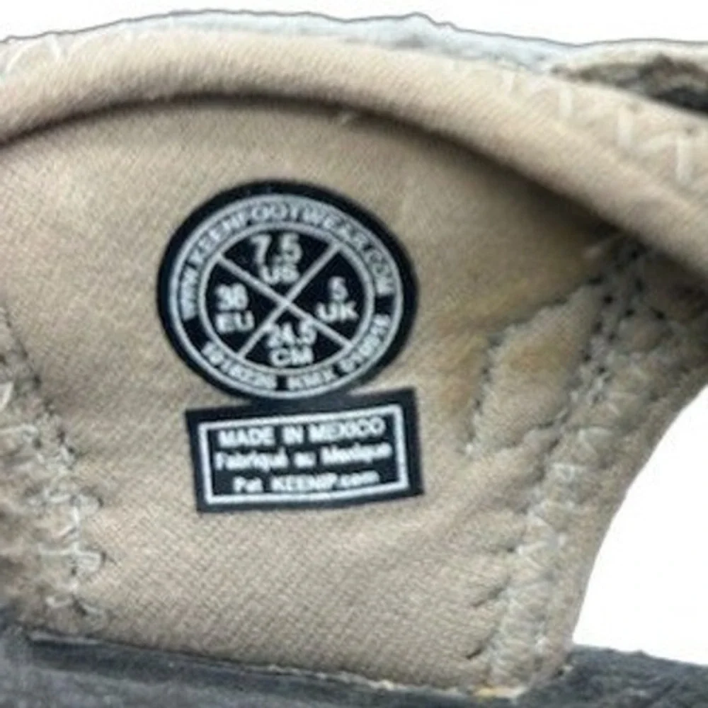 Keen Venice H2 Sandals Women's Size 7.5 Tan Waterproof Hiking Sport Shoes Rugged